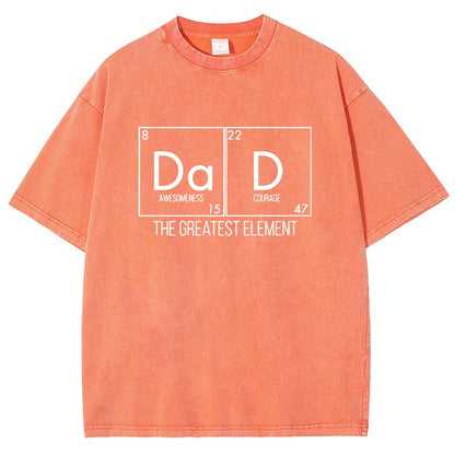 DAD THE GREATEST ELEMENT Vintage Distressed T-shirt