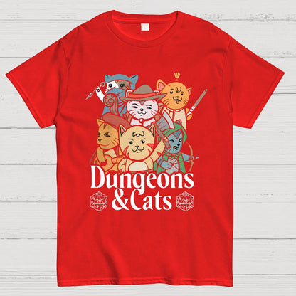Dungeons and Cats Geeky T-Shirt