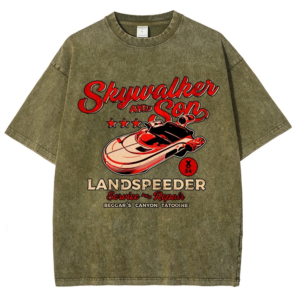 Speeder Shop Vintage Distressed T-shirt