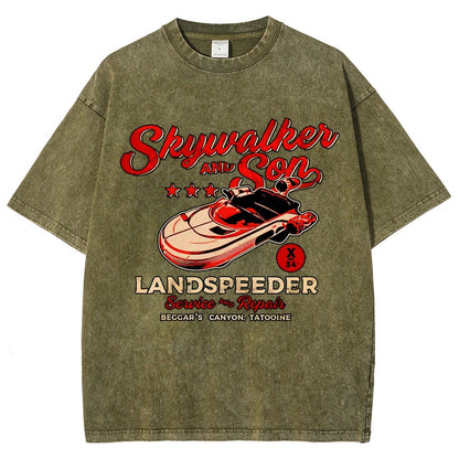 Speeder Shop Vintage Distressed T-shirt