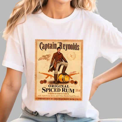 Captain Rogers Spiced Rum Geek T-Shirt