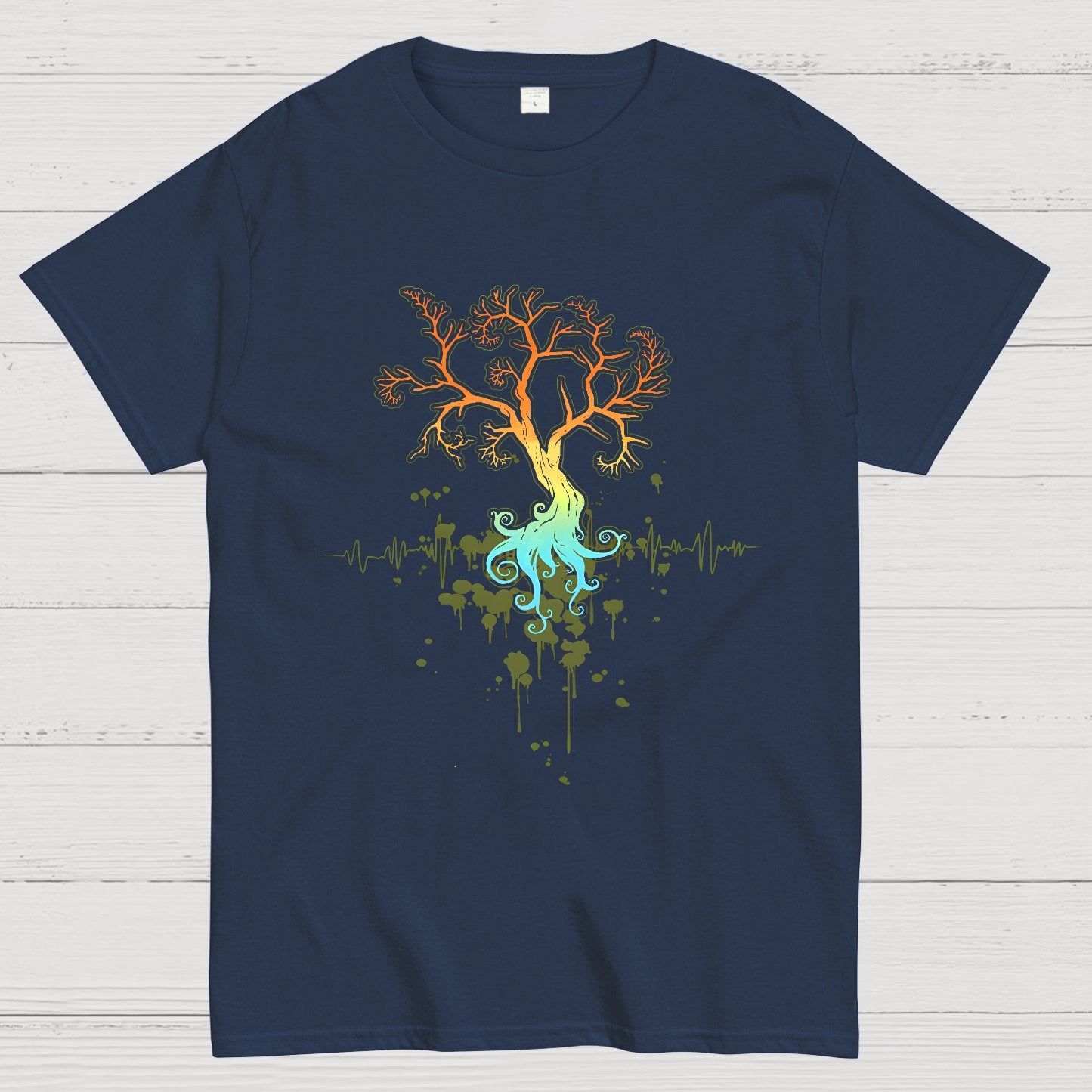 Fractal Tree Nerdy T-Shirt