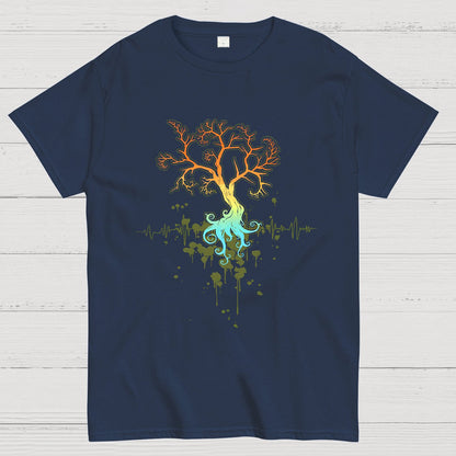 Fractal Tree Nerdy T-Shirt