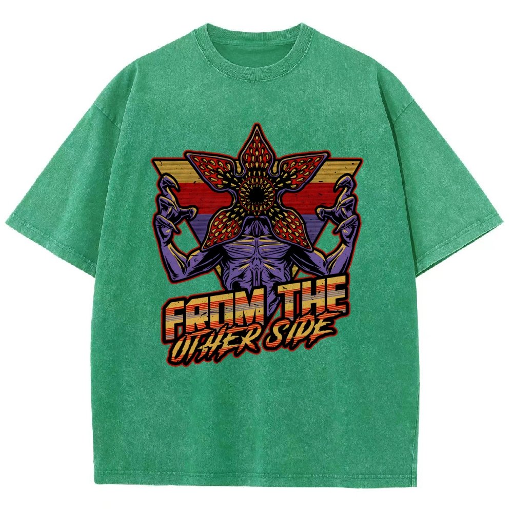 Dimensional Monster Vaporwave Vintage Distressed T-shirt