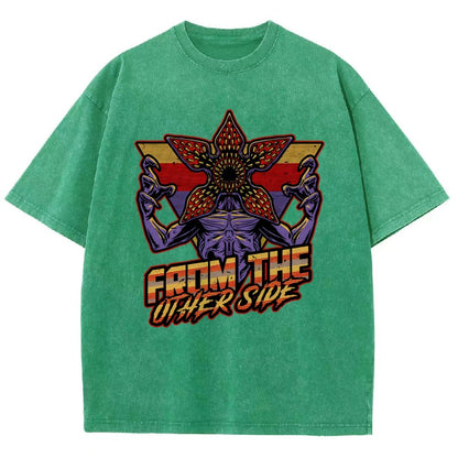Dimensional Monster Vaporwave Vintage Distressed T-shirt