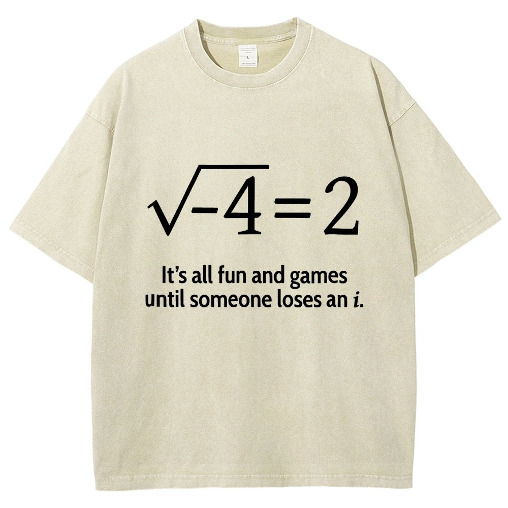 Funny Math Kids Shirt Vintage Distressed T-shirt