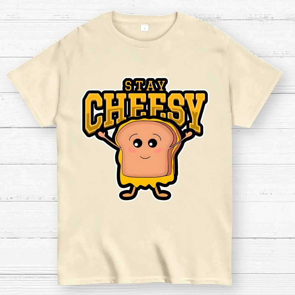 Sandwich STAY CHEESY Geek T-Shirt