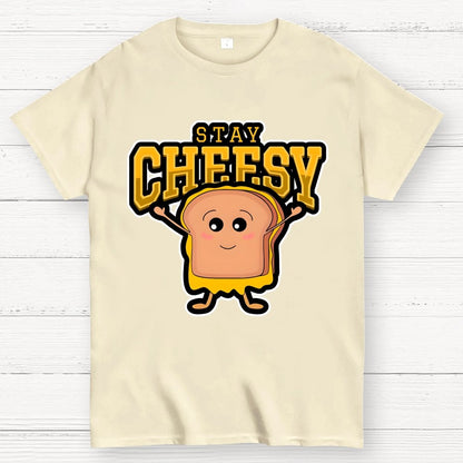 Sandwich STAY CHEESY Geek T-Shirt