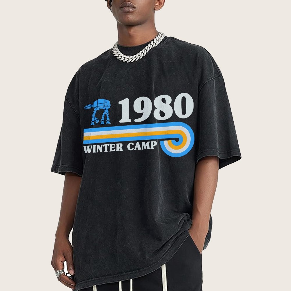 Winter Camp Vintage Distressed T-shirt