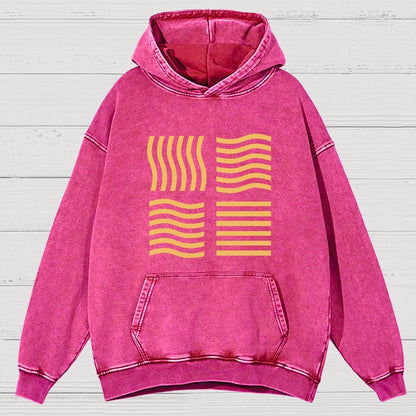 Elemental Stones Geeky Vintage Distressed Hoodie