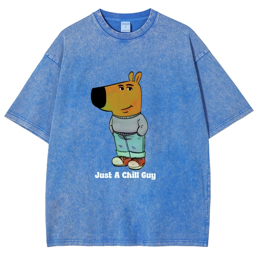 I'm Just A Chill Guy Vintage Distressed T-shirt