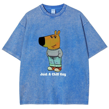 I'm Just A Chill Guy Vintage Distressed T-shirt