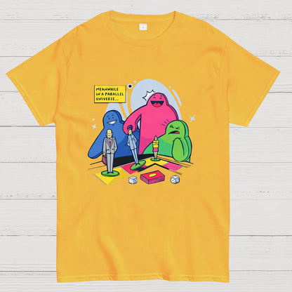 Meeples playing Board Games Geeky T-Shirt