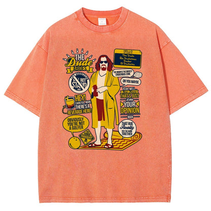 The Dude Quotes Vintage Distressed T-shirt
