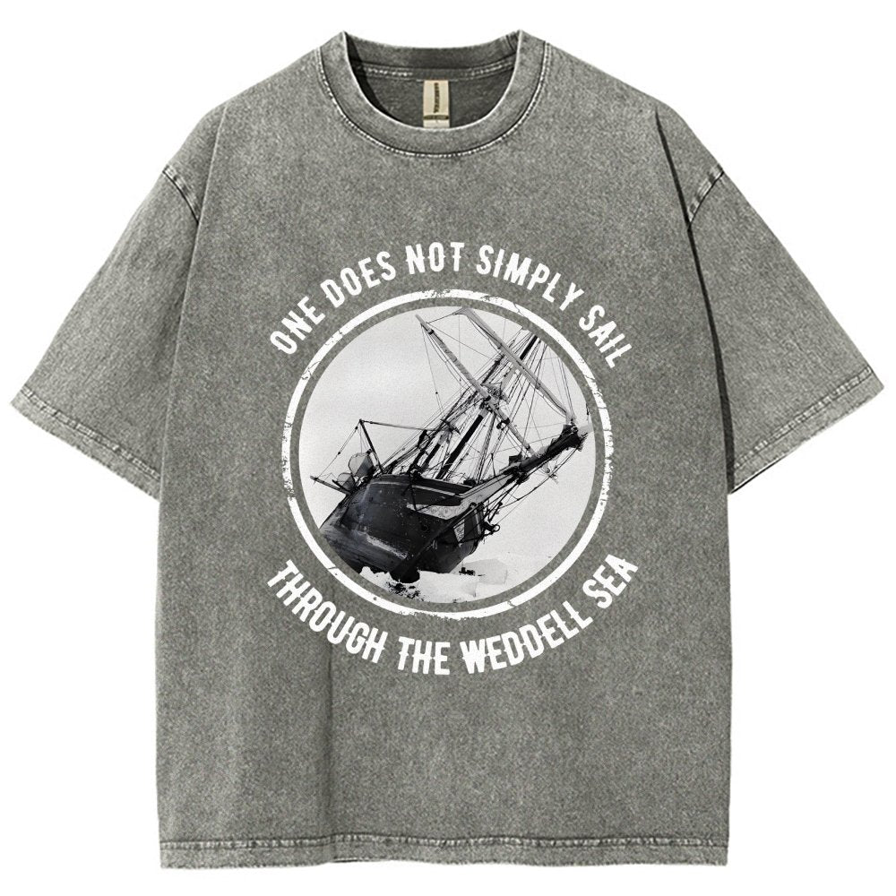 Shackleton Endurance Weddell Sea Vintage Distressed T-shirt