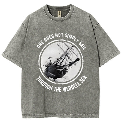 Shackleton Endurance Weddell Sea Vintage Distressed T-shirt