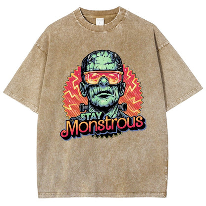 Stay Monstrous Vintage Distressed T-shirt