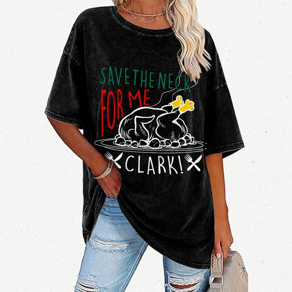 Save The Neck For Me Guy Vintage Distressed T-shirt