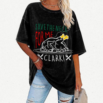Save The Neck For Me Guy Vintage Distressed T-shirt