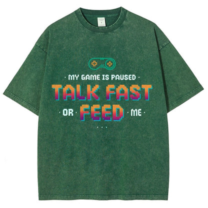 Feed the Gamer Vintage Distressed T-shirt
