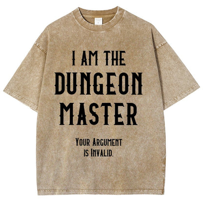 I am The Dungeon Master Nerd Vintage Distressed T-shirt