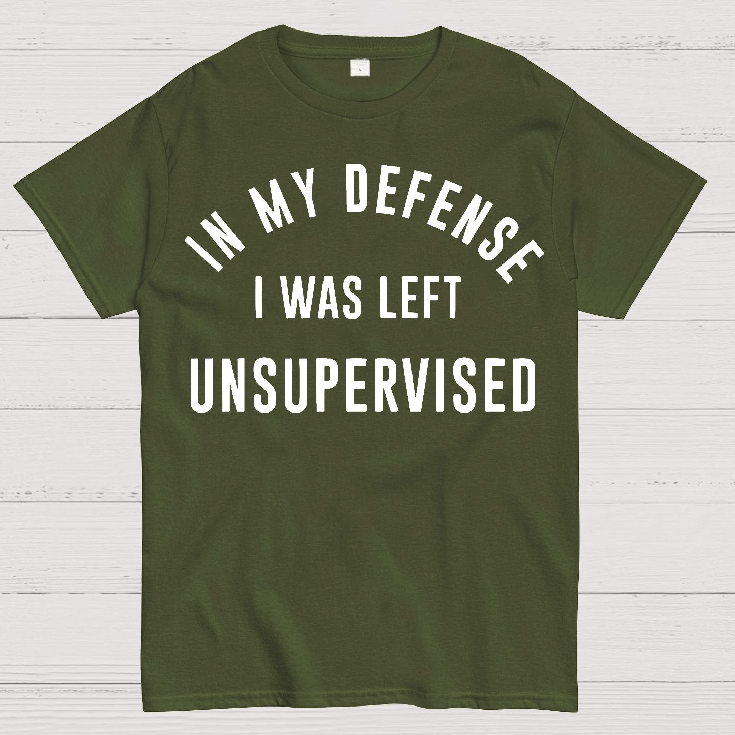 Left Unsupervised Geek T-Shirt