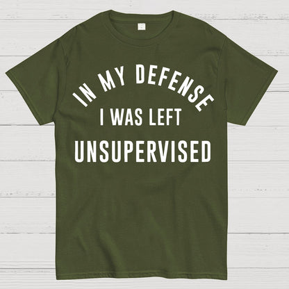 Left Unsupervised Geek T-Shirt