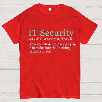 Best Funny IT Security Cybersecurity Definition Gi Geek T-Shirt
