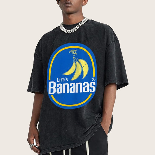 Life's Bananas Vintage Distressed T-shirt