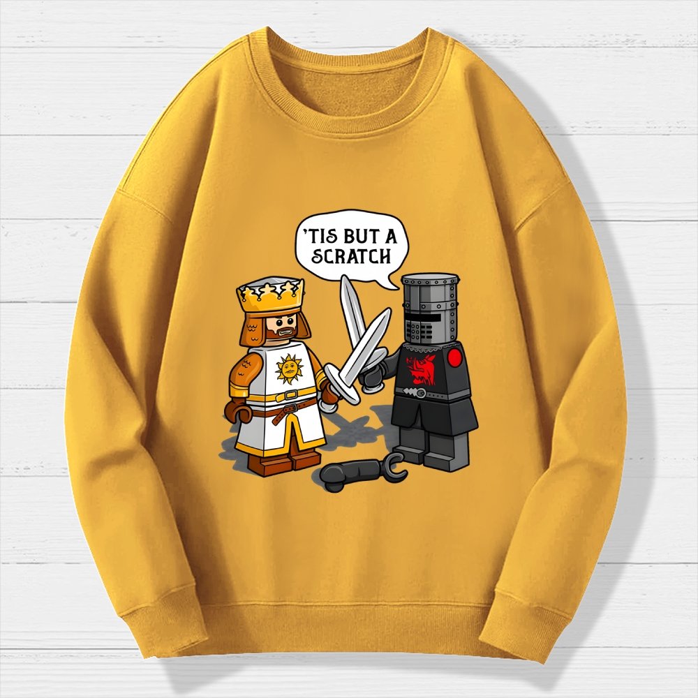 King Vs Knight Geek Cotton Sweatshirt