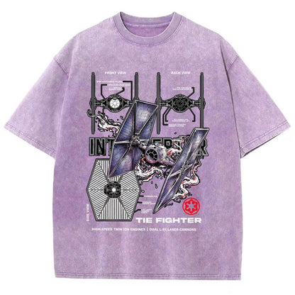 The Interceptor Fighter Vintage Distressed T-shirt