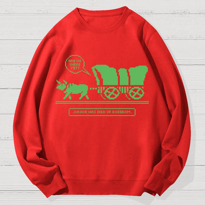 Oregon Road Trip Geek Cotton Sweatshirt