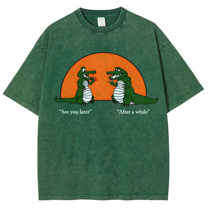 See You Later Alligator Vintage Distressed T-shirt