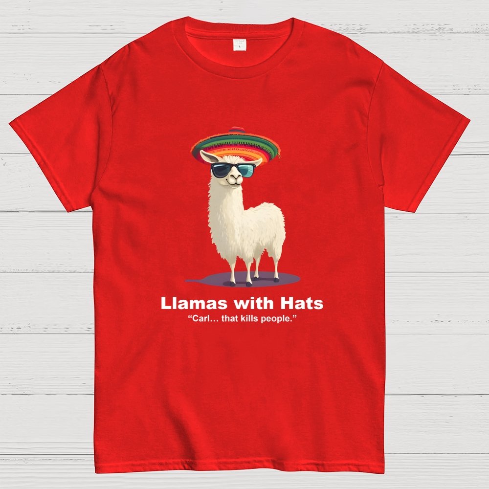 Llamas with Hats Geek T-Shirt