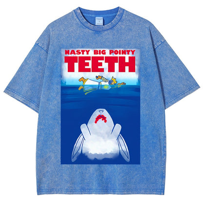 TEETH Vintage Distressed T-shirt