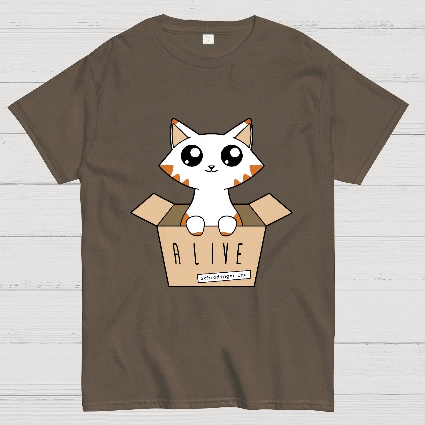 Schrödinger's Cat Glow in the Dark Nerdy T-Shirt