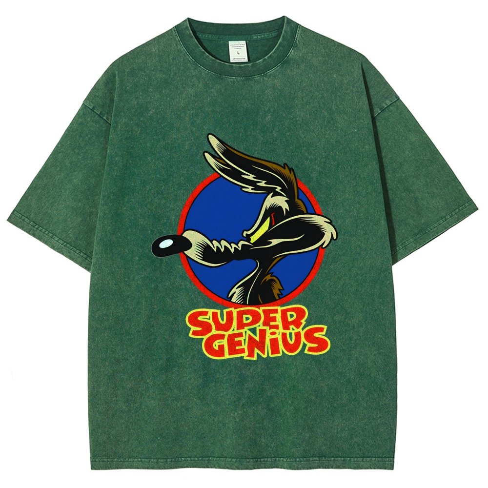 Dick Coyote Super Genius Vintage Distressed T-shirt