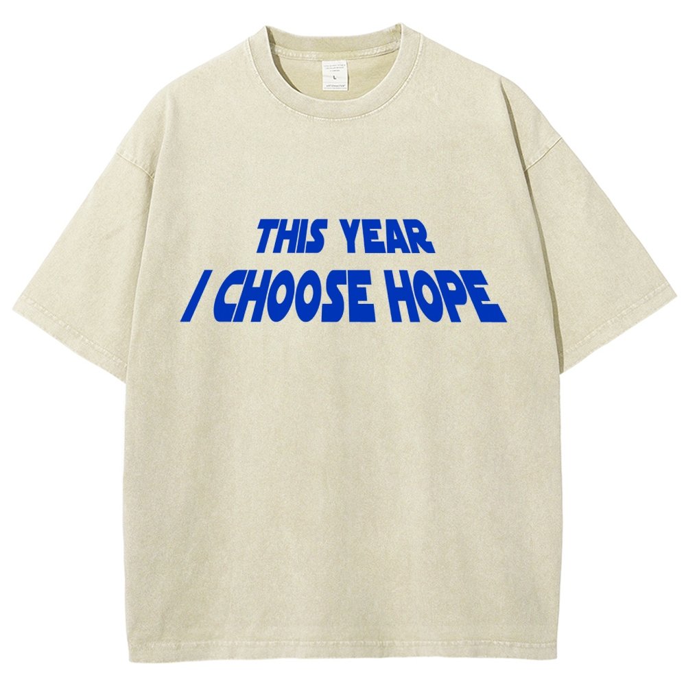 I Choose Hope  Vintage Distressed T-shirt