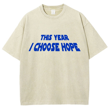 I Choose Hope  Vintage Distressed T-shirt
