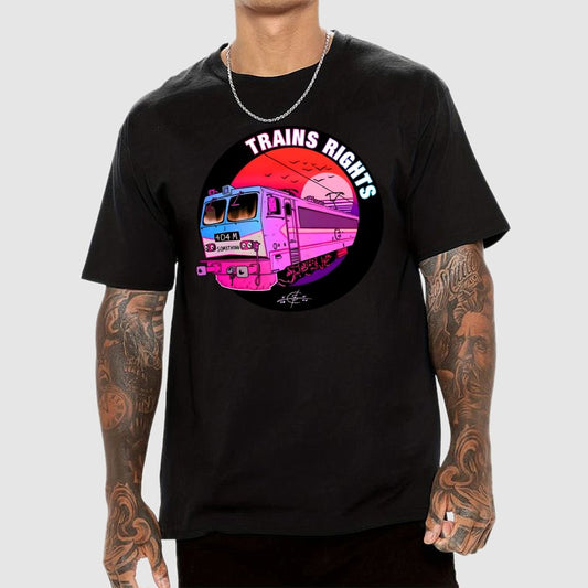 Trains Rights Geek T-Shirt