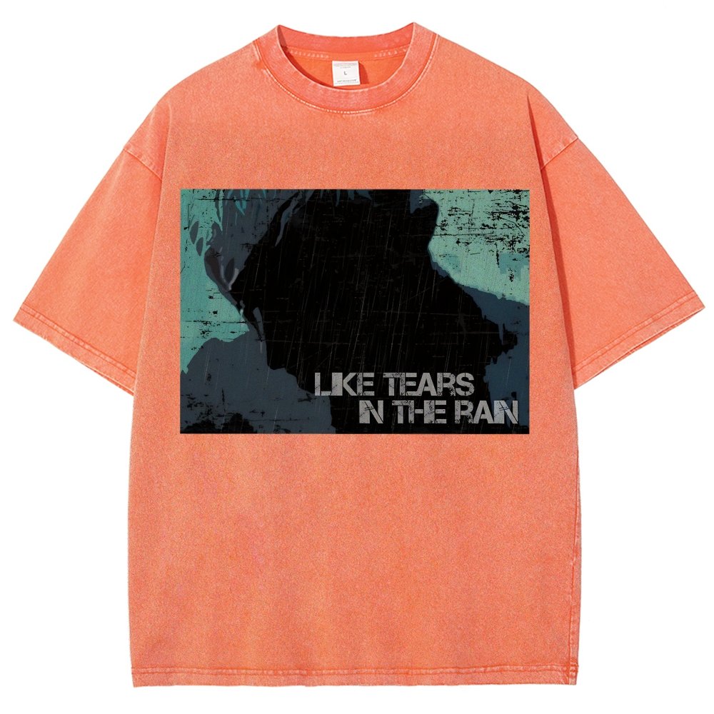 Like Tears In The Rain Vintage Distressed T-shirt