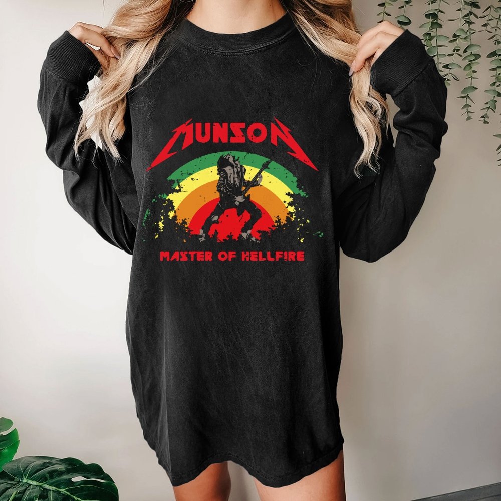 Master Of Hellfire Washed Long Sleeve Tee