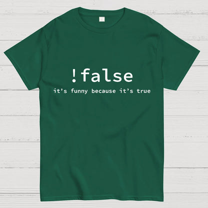 Funny False Programming Coding Geek T-Shirt