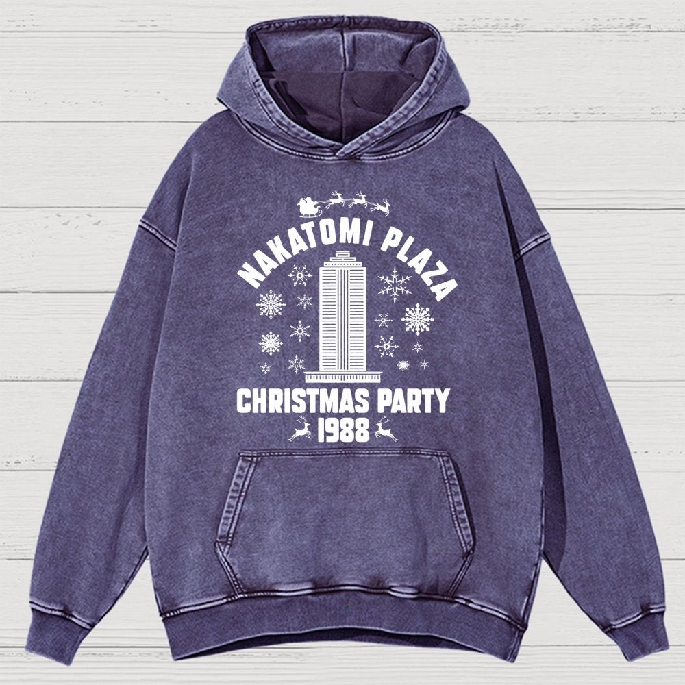 Holiday Christmas Party Vintage Distressed Hoodie