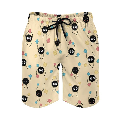 Cute Little Black Ball Geek Shorts