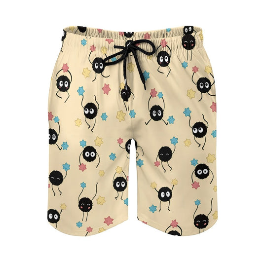 Cute Little Black Ball Geek Shorts