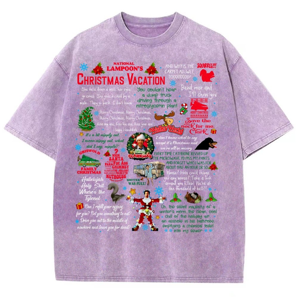 Holiday Vacation Quote Vintage Distressed T-shirt