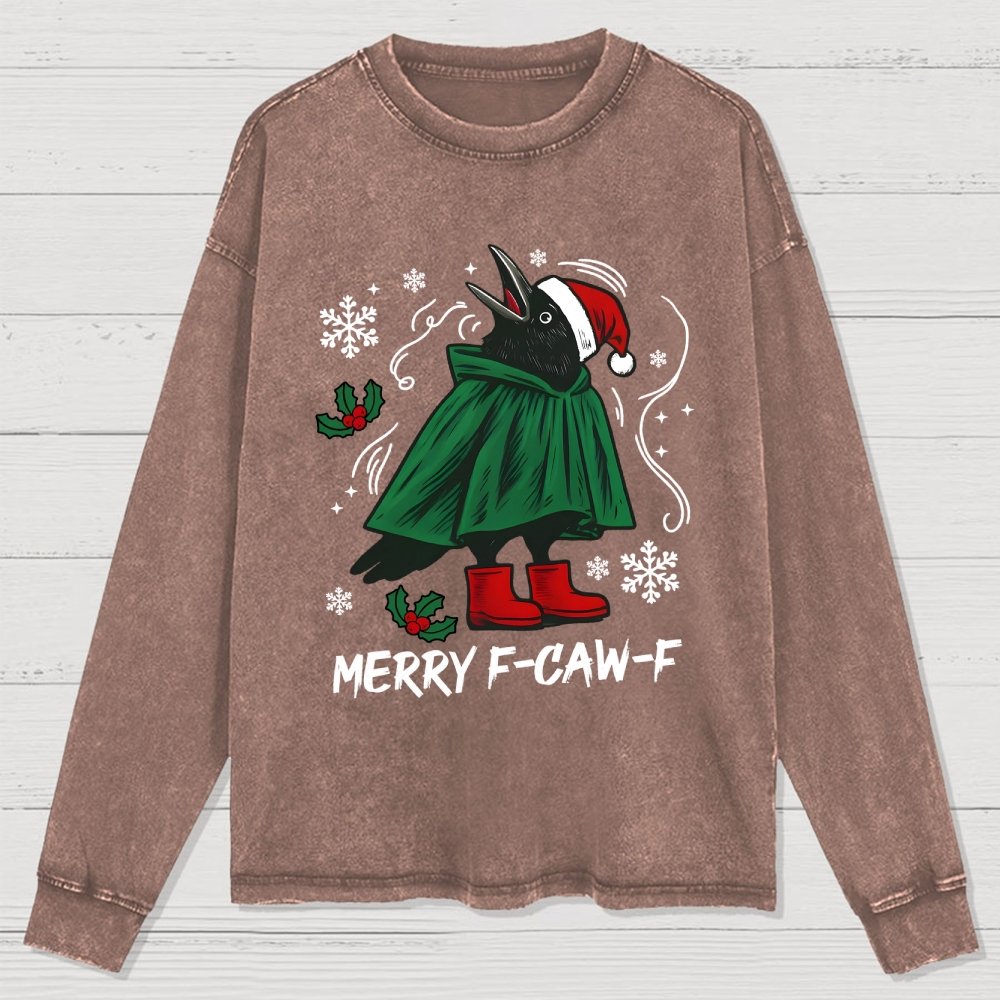 Merry F-CAW-F Washed Long Sleeve Tee