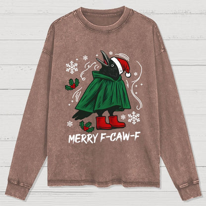 Merry F-CAW-F Washed Long Sleeve Tee