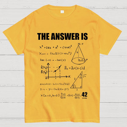 42 The Answer To Life The Universe Geek T-Shirt